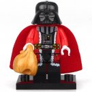 Darth Vader Santa Claus Custom Star Wars Lego Minifigure Toy