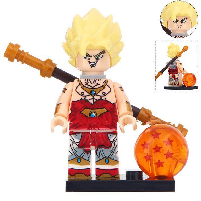 Broly Dragon Ball Lego Minifigure Toy