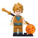 Goku All Brown Dragon Ball Lego Minifigure Toy