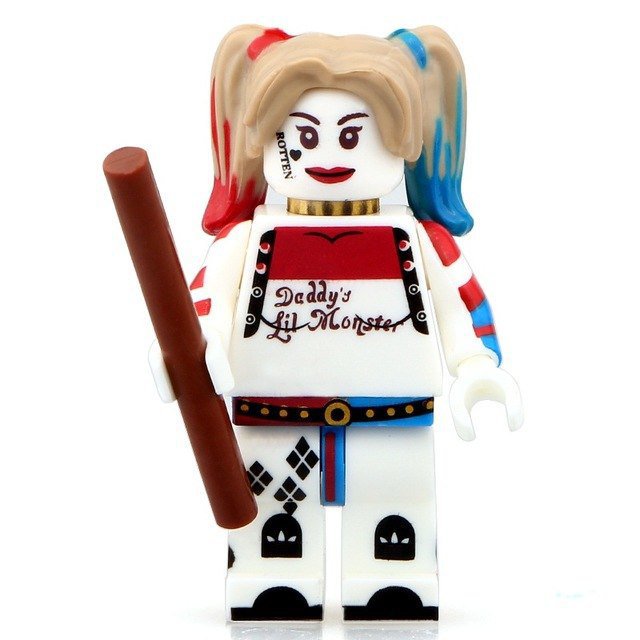 Harley Quinn With Stick Suicide Squad Lego Minifigure Toy