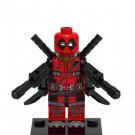 Deadpool With Full Weapon Super Hero Lego Minifigure Toy