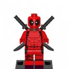 Classic Deadpool Super Hero Lego Minifigure Toy