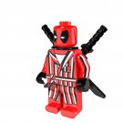 Deadpool With Pajama Super Hero Lego Minifigure Toy