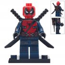 Mix Deadpool X Spiderman Super Hero Lego Minifigure Toy