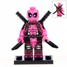 Pink Deadpool Super Hero Lego Minifigure Toy