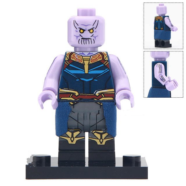 Thanos Super Hero Avengers Infinity War Lego Minifigure Toy
