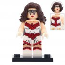 Wonder Woman Dressed In White Super Hero Lego Minifigure Toy