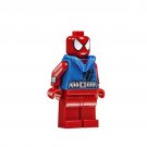 Spiderman With Blue Vest Custom Super Hero Lego Minifigure Toy