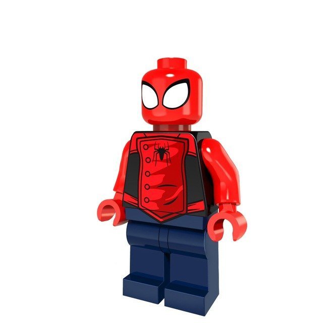 Spiderman With Chef's Uniform Custom Super Hero Lego Minifigure Toy