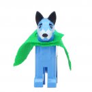 Blue Magic Dog Super Hero Lego Minifigure Toy