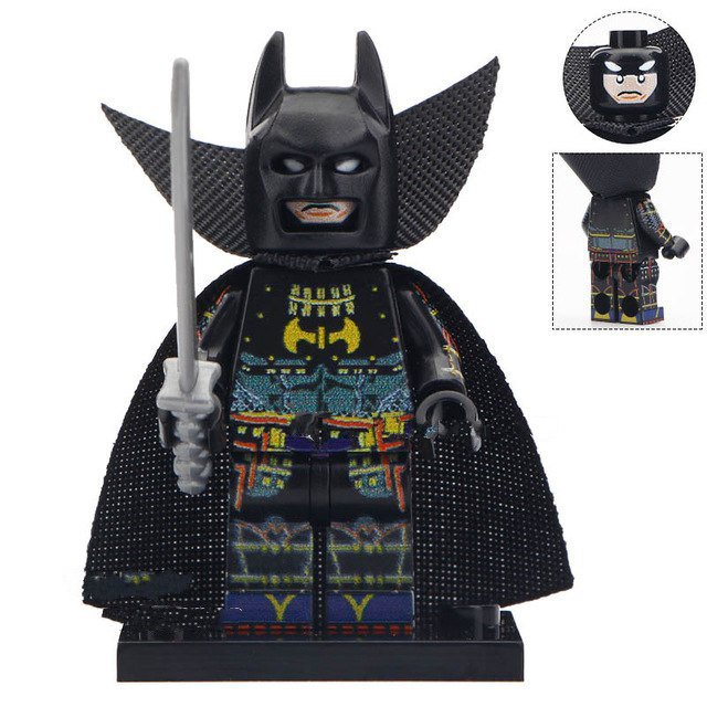 Batman Warrior Super Hero Lego Minifigure Toy