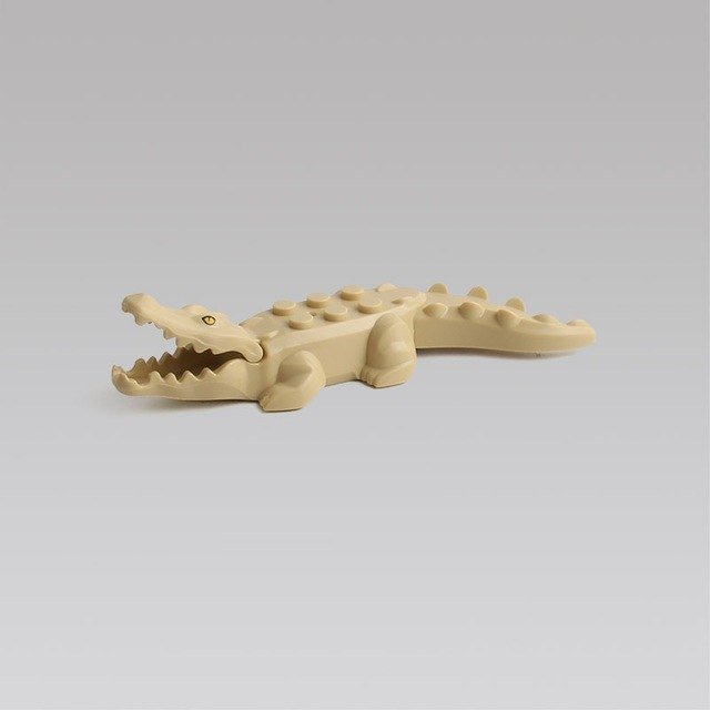Light Brown Crocodile Animal Lego Minifigure Toy