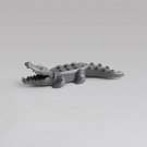 Silver Crocodile Animal Lego Minifigure Toy