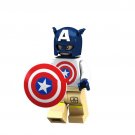 Captain America With Casual Clothes Super Hero Lego Minifigure Toy