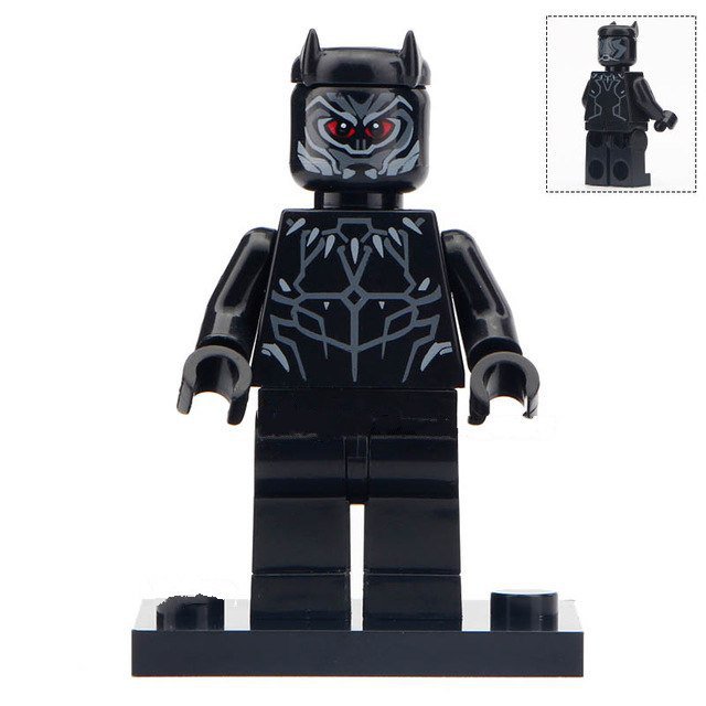 black panther lego guy