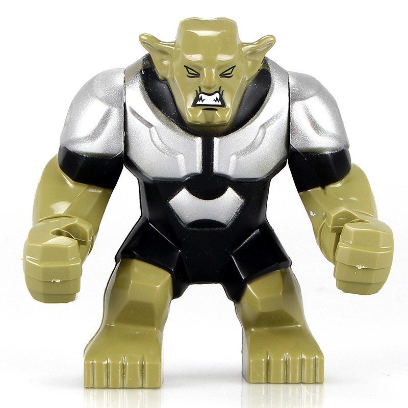 Big Size Green Goblin Super Hero Spiderman Lego Minifigure Toy