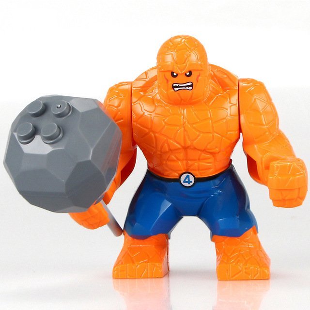 Big Size The Thing Blue Shorts Super Hero Fantastic Four Lego ...