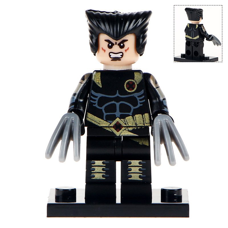 Angry Wolverine Logan Xmen Lego Minifigure Toy