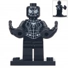 Full Black Spiderman Super Hero Lego Minifigure Toy