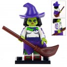 Green Witch Collection Halloween Lego Minifigure Toy