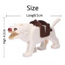 White Wolf Animal Lego Minifigure Toy