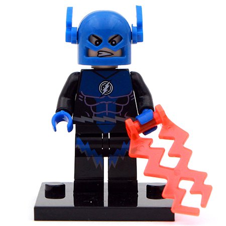 Blue The Flash Super Hero Lego Minifigure Toy