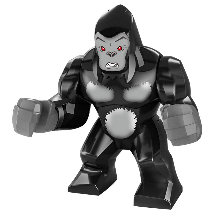 Black Gorilla Animal Lego Minifigure Toy