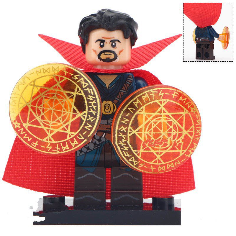 Doctor Strange With Double Weapons Super Hero Lego Minifigure Toy