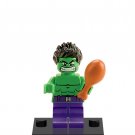 Little Hulk Eats Fried Chicken Custom Super Hero Lego Minifigure Toy