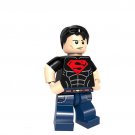 Superman Wears Black Shirt Super Hero Lego Minifigure Toy