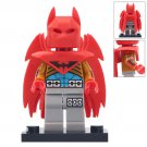 Red Batman New Version Super Hero Lego Minifigure Toy