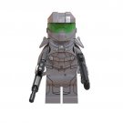 Gray Halo Warriors Hot Game Series Lego Minifigure Toy