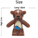 Brown Little Bear Animal Custom Funny Lego Minifigure Toy