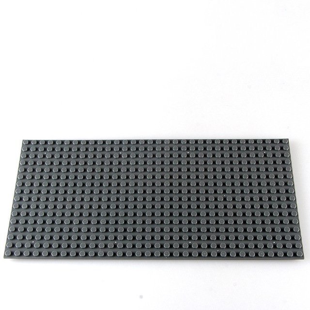 16*32 Dot Grey Classic Baseplates Plastic Bricks Baseplates Lego Minifigure Toy