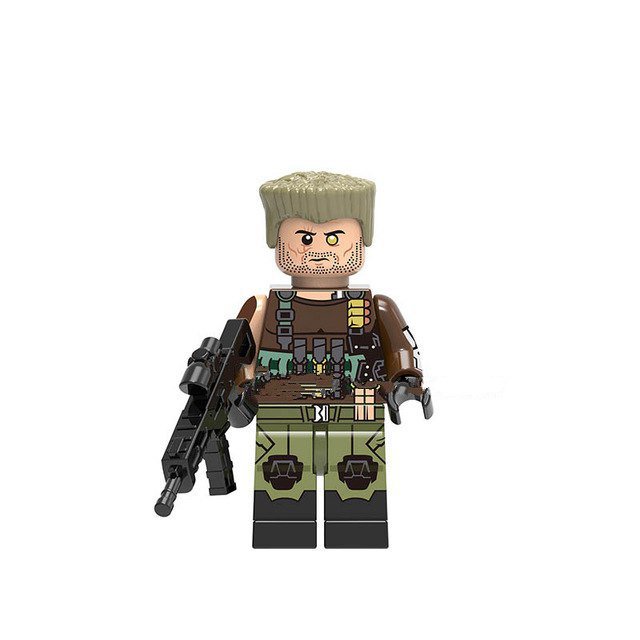 Cable Deadpool XMen Super Hero Lego Minifigure Toy