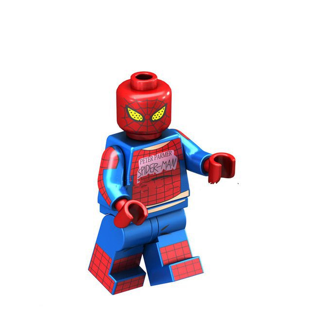 Peter Parmer Spiderman Super Hero Lego Minifigure Toy