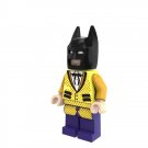 Batman Wearing Yellow Vest Custom Super Hero Lego Minifigure Toy
