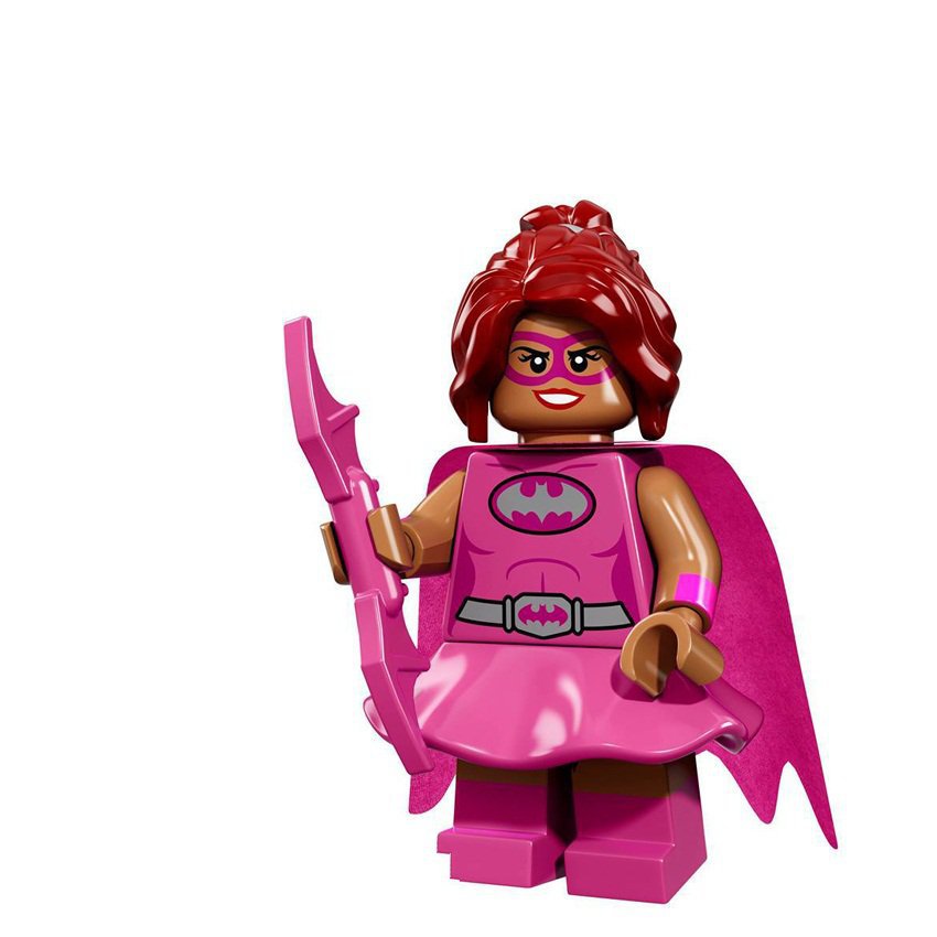 pink batman lego minifigure