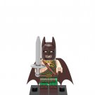 Batman Becomes Warrior With Sword Custom Super Hero Lego Minifigure Toy