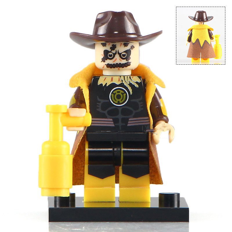 Yellow Light The Scarecrow Batman Super Hero DC Comic Character Lego Minifigure Toy