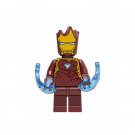 Mix Iron Man X Groot Custom Super Hero Lego Minifigure Toy