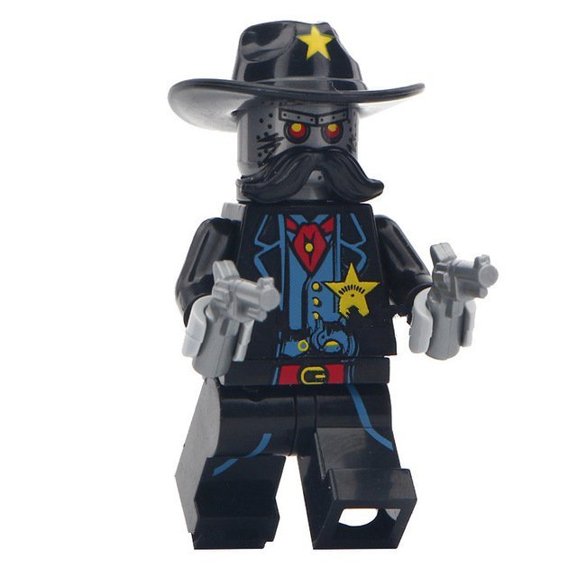 Sheriff Not A Robot The Lego Movie Lego Minifigure Toy