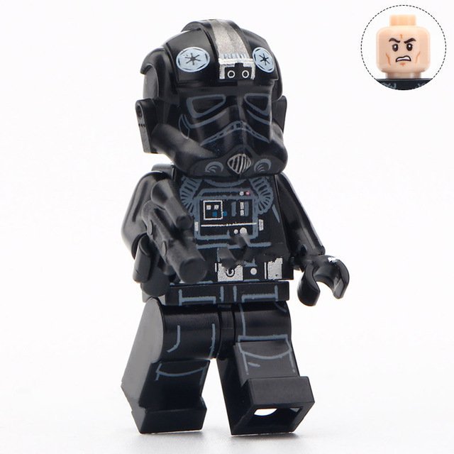 TIE Fighter Pilot Star Wars Super Hero Lego Minifigure Toy
