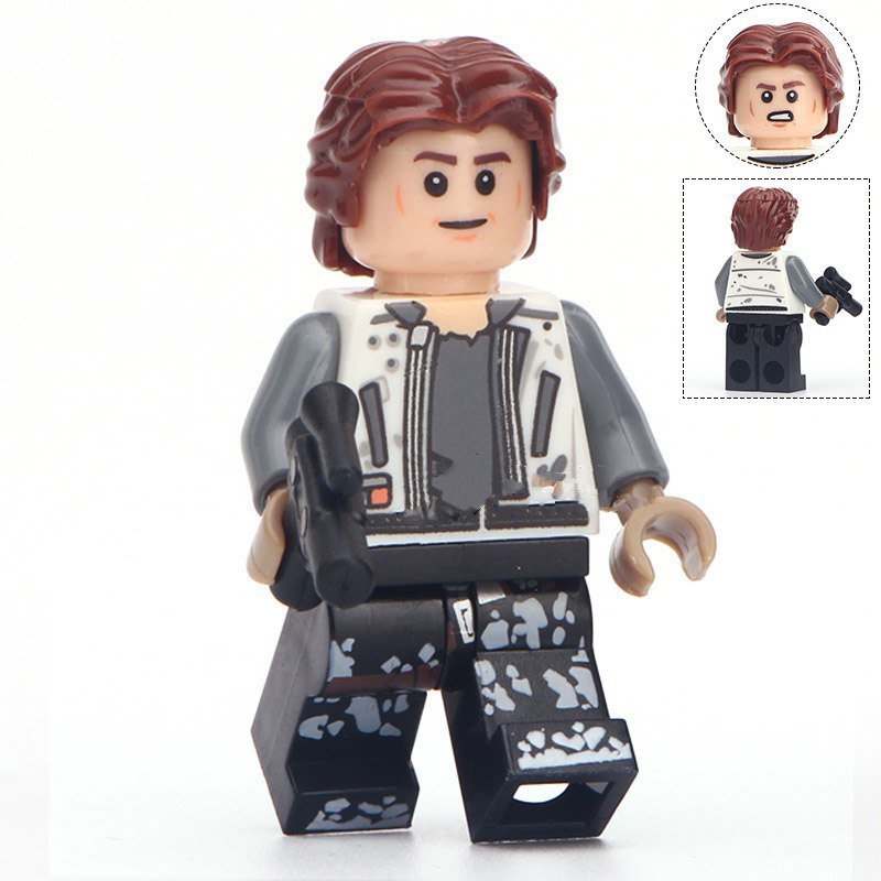 Han Solo Star Wars Super Hero Lego Minifigure Toy