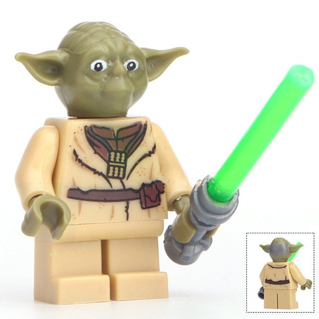 Yoda Star Wars Super Hero Lego Minifigure Toy