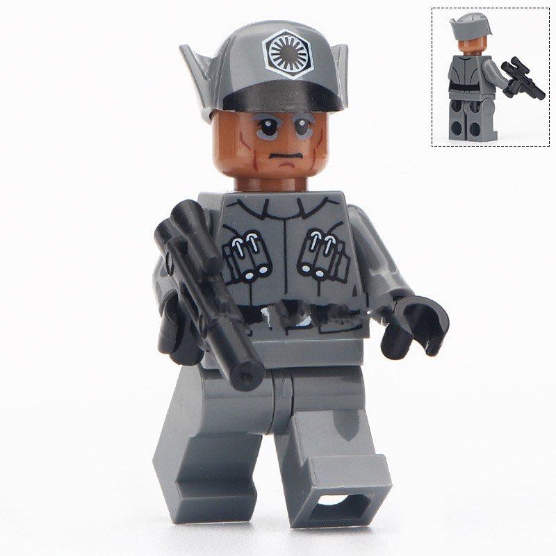First Order Officer Star Wars Super Hero Lego Minifigure Toy