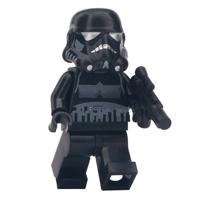 Black Stormtrooper Star Wars Super Hero Lego Minifigure Toy