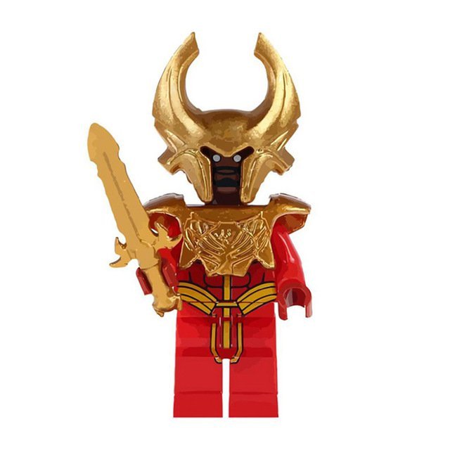 Heimdall With Red Costume Super Hero Avengers Infinity War Lego ...