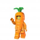 Carrot Man Fruit Custom Funny Lego Minifigure Toy