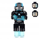 Black Iron Man Super Hero Lego Minifigure Toy